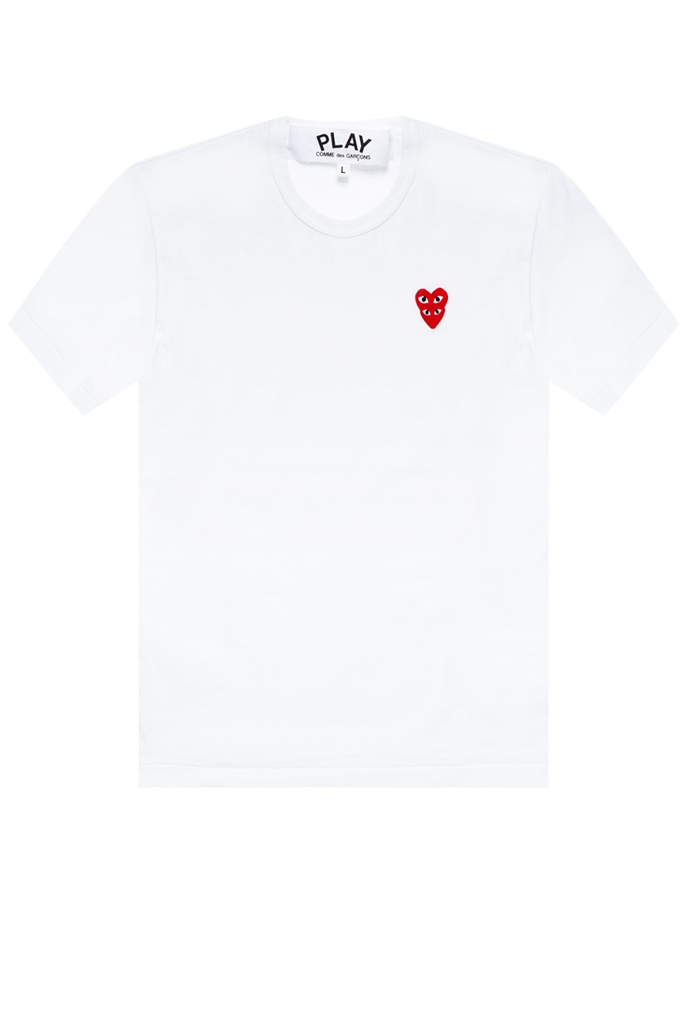 White Logo T-shirt Comme des Garçons Play - Vitkac Canada